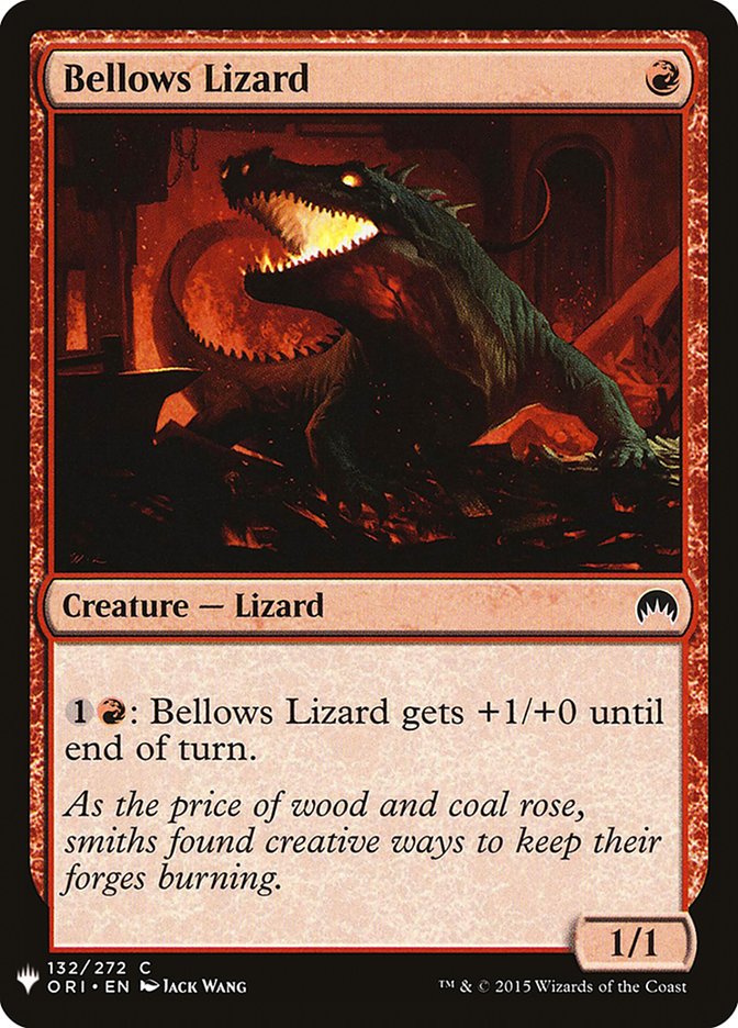 Bellows Lizard [Mystery Booster] | Nerdhalla Games