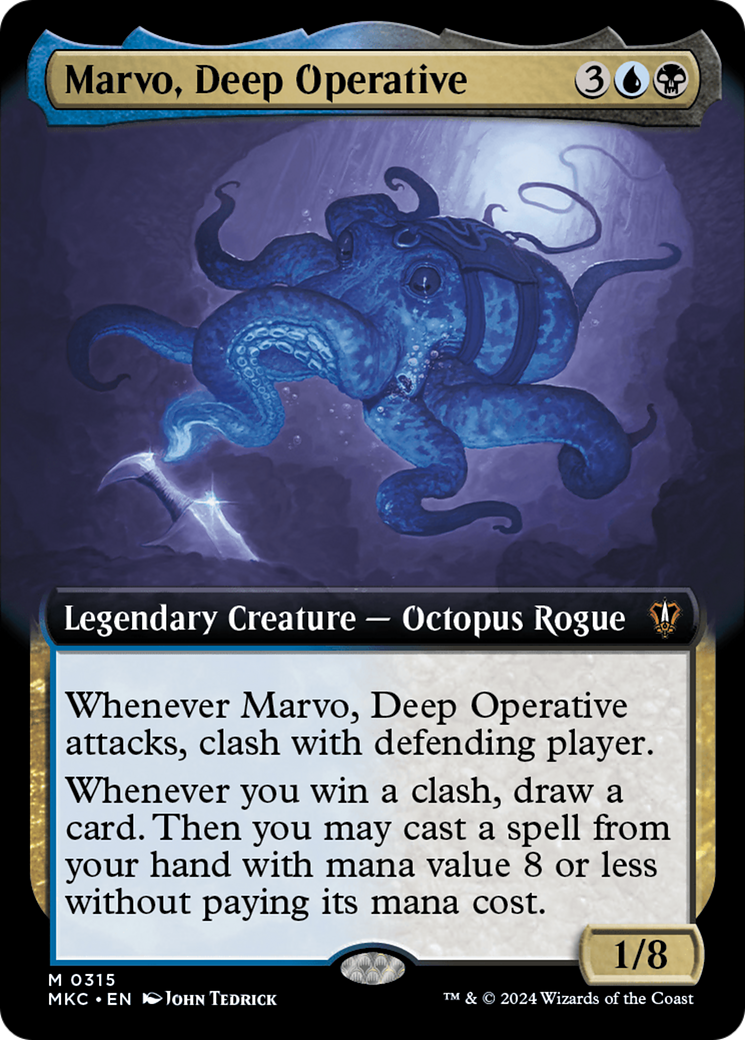 Marvo, Deep Operative (Extended Art) [Murders at Karlov Manor Commander] | Nerdhalla Games