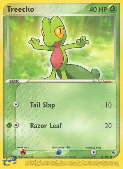 Treecko (76/109) [EX: Ruby & Sapphire] | Nerdhalla Games