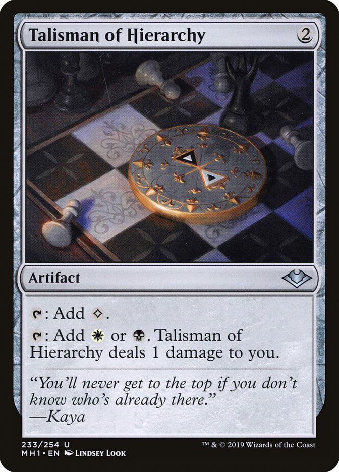 Talisman of Hierarchy [Modern Horizons] | Nerdhalla Games