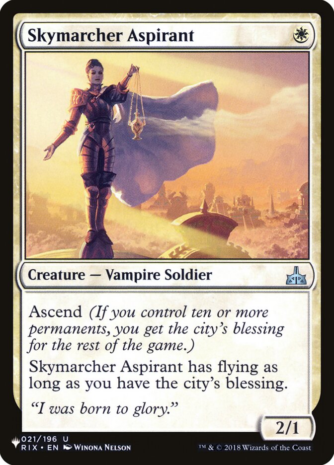 Skymarcher Aspirant [The List] | Nerdhalla Games