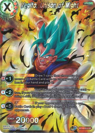 Vegito, Unison of Might (BT10-003) [Rise of the Unison Warrior 2nd Edition] | Nerdhalla Games