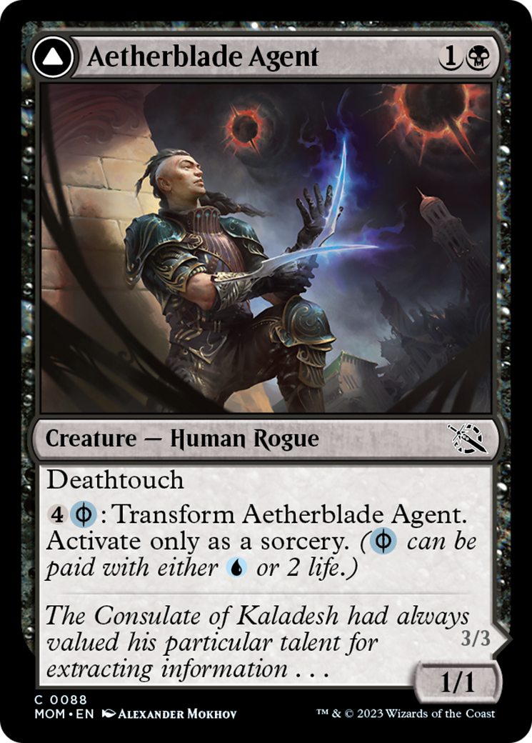 Aetherblade Agent // Gitaxian Mindstinger [March of the Machine] | Nerdhalla Games