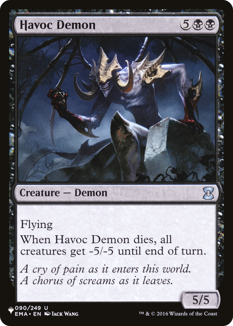 Havoc Demon [The List] | Nerdhalla Games