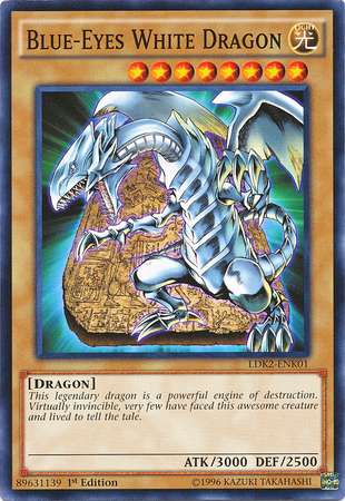 Blue-Eyes White Dragon (Version 4) [LDK2-ENK01] Common | Nerdhalla Games