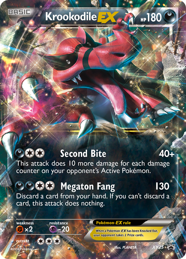 Krookodile EX (XY25) [XY: Black Star Promos] | Nerdhalla Games