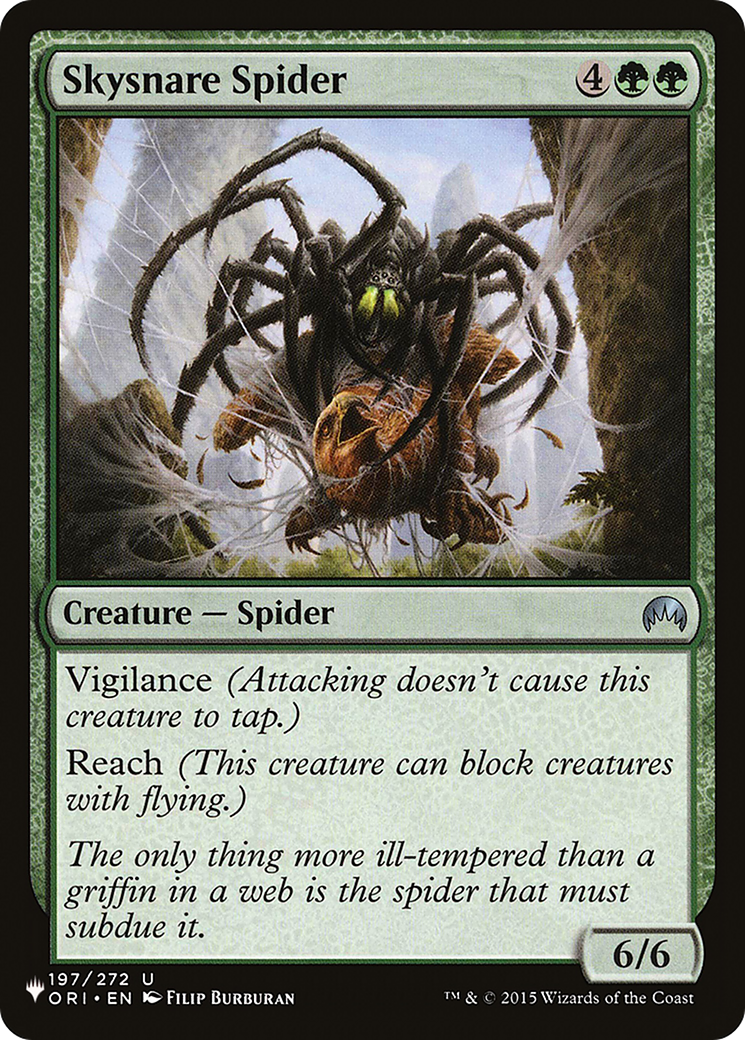 Skysnare Spider [The List Reprints] | Nerdhalla Games