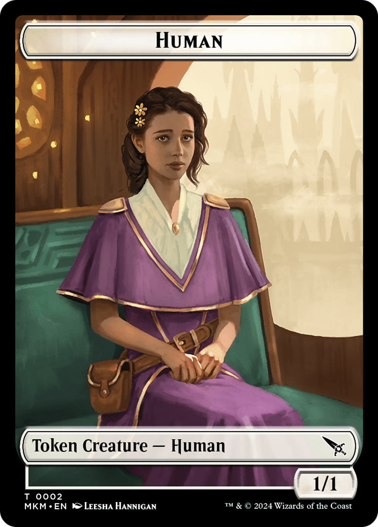 Human Token [Murders at Karlov Manor Tokens] | Nerdhalla Games