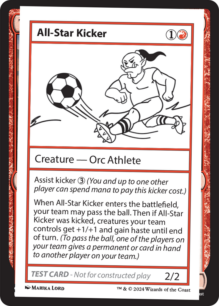 All-Star Kicker [Mystery Booster 2 Playtest Cards] | Nerdhalla Games