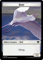 Copy (54) // Bird Double-Sided Token [Commander Masters Tokens] | Nerdhalla Games