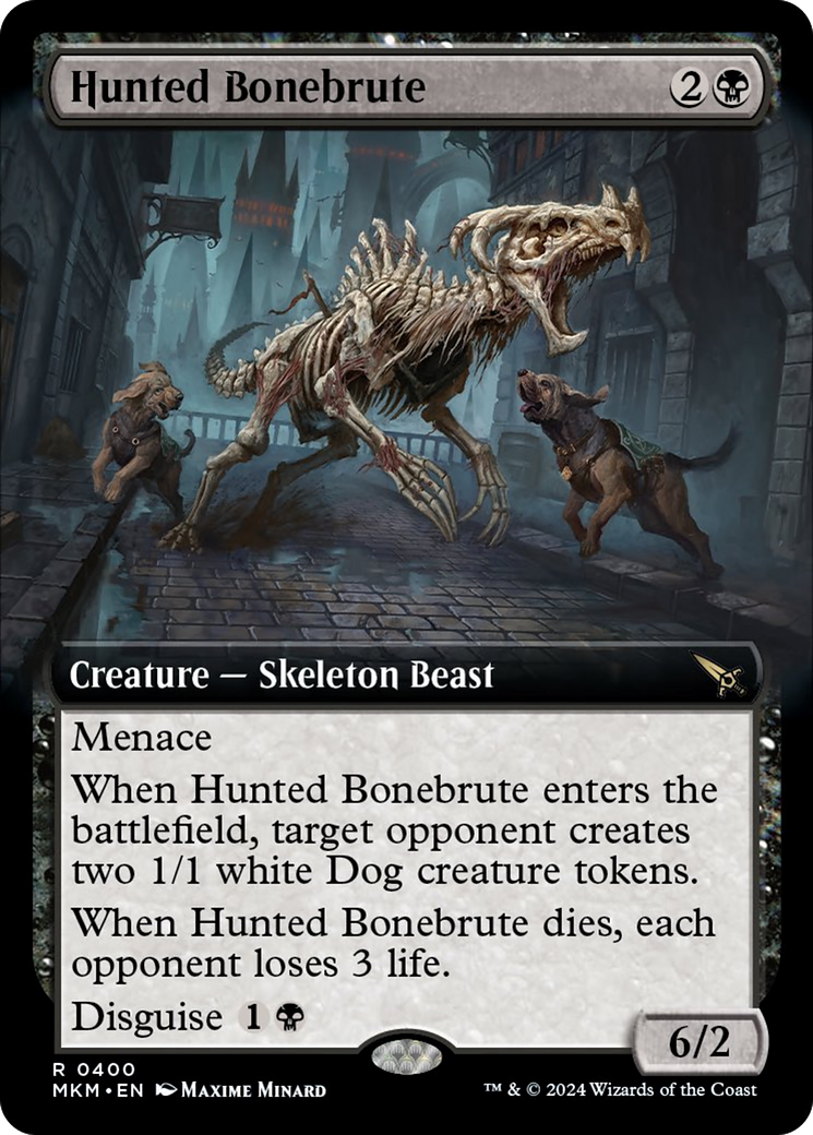 Hunted Bonebrute (Extended Art) [Murders at Karlov Manor] | Nerdhalla Games