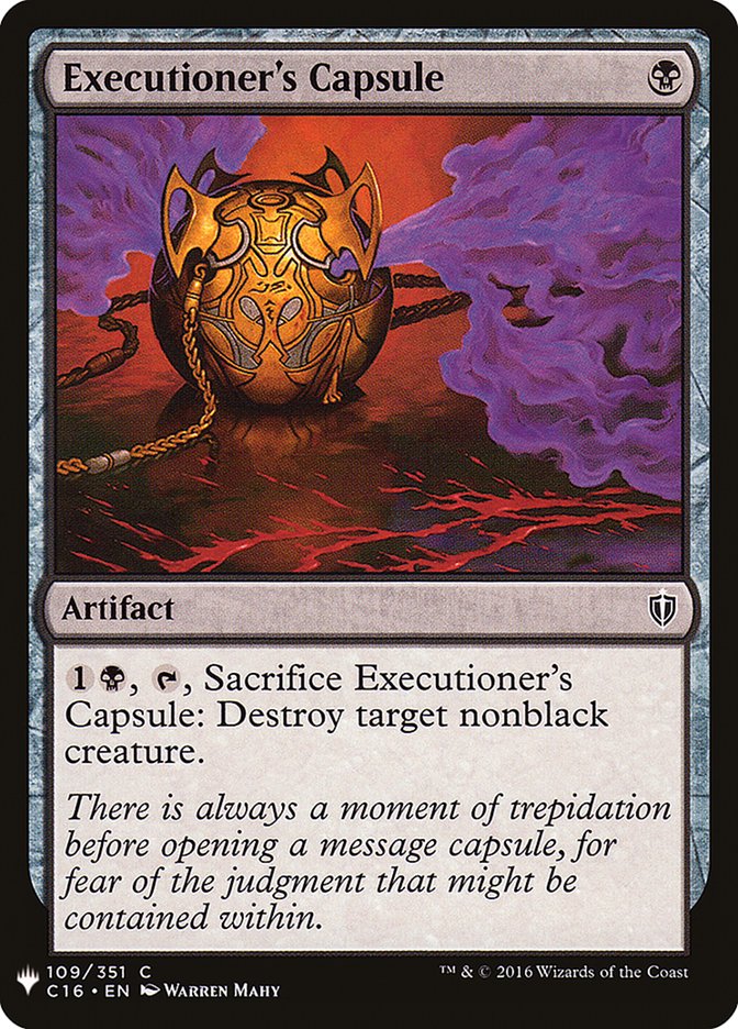 Executioner's Capsule [Mystery Booster] | Nerdhalla Games