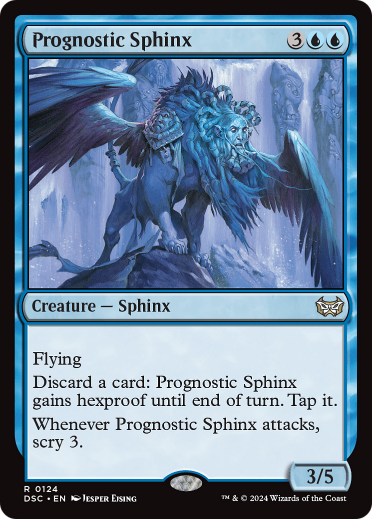 Prognostic Sphinx [Duskmourn: House of Horror Commander] | Nerdhalla Games