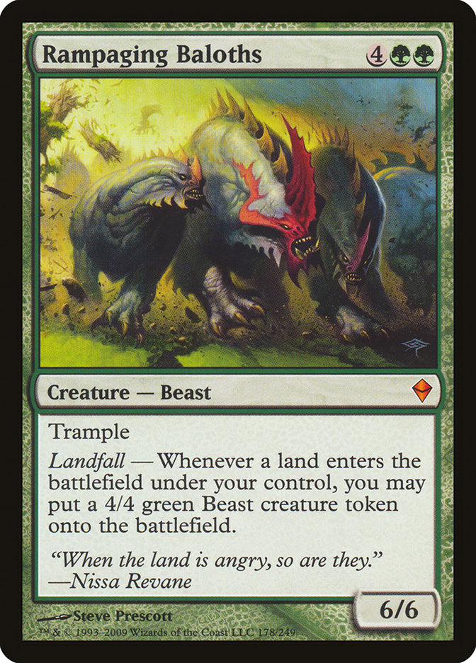 Rampaging Baloths (Oversized) [Oversize Cards] | Nerdhalla Games