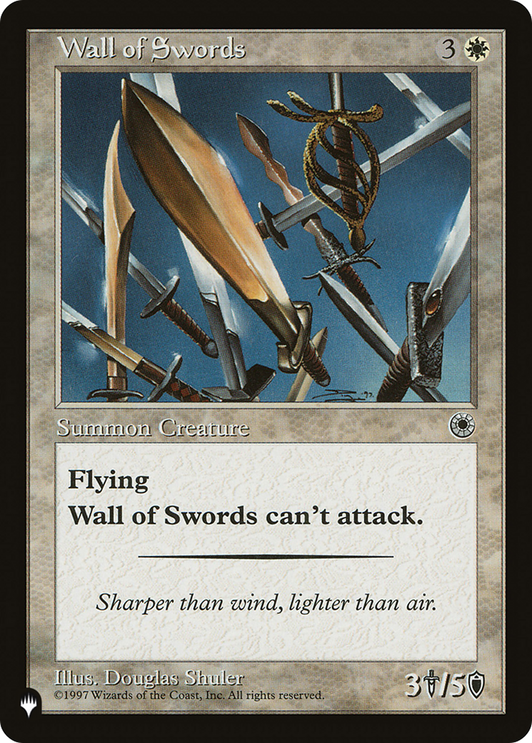 Wall of Swords [The List Reprints] | Nerdhalla Games