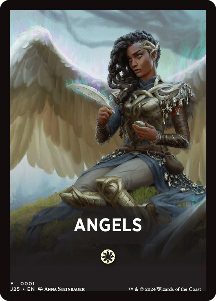 Angels Theme Card [Foundations Jumpstart Front Cards] | Nerdhalla Games