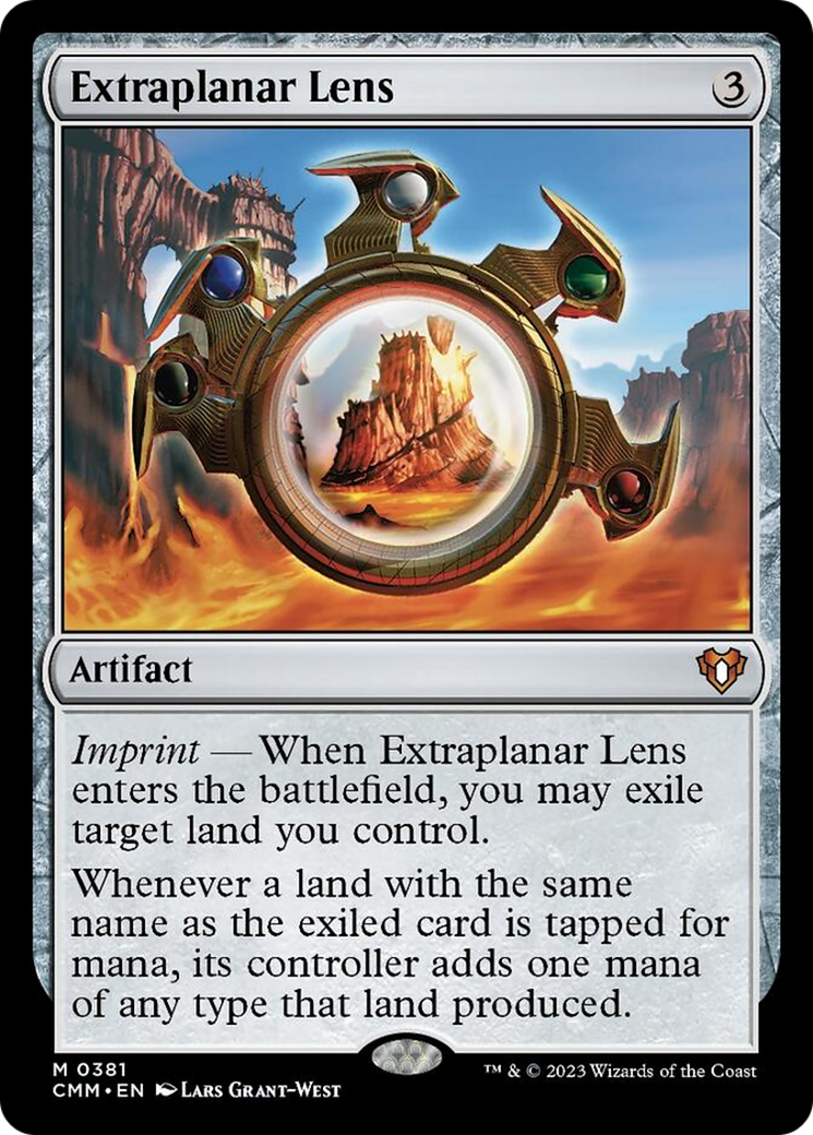 Extraplanar Lens [Commander Masters] | Nerdhalla Games