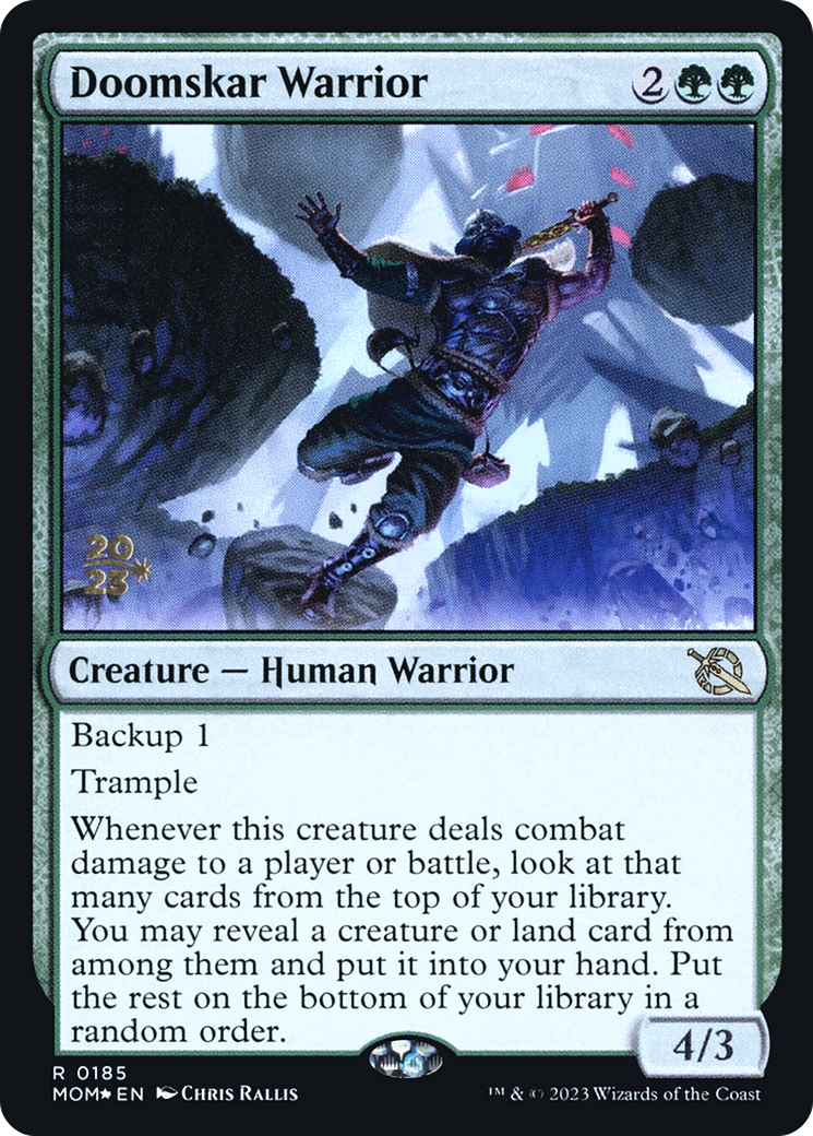 Doomskar Warrior [March of the Machine Prerelease Promos] | Nerdhalla Games