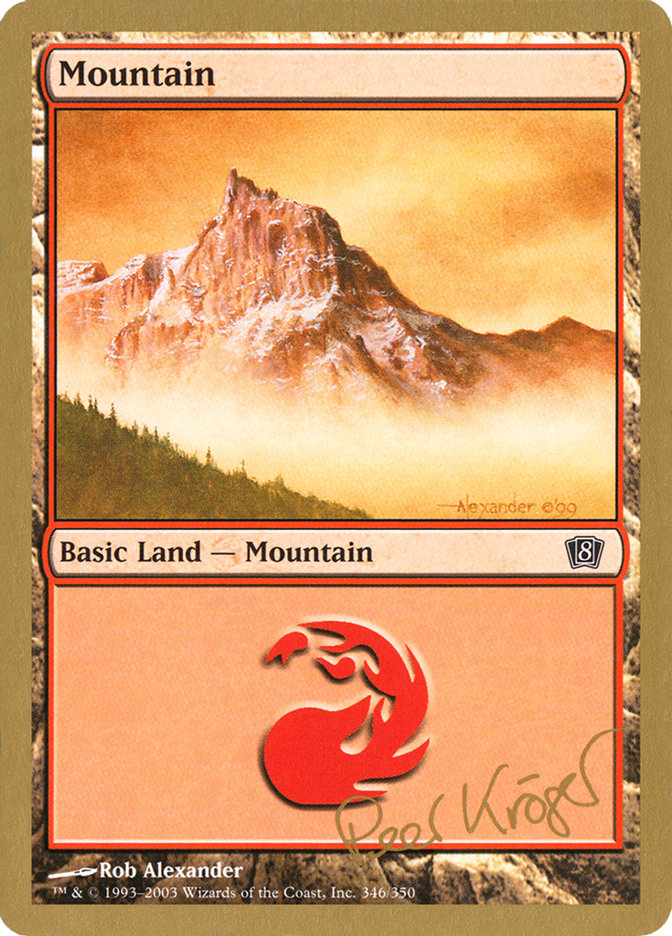 Mountain (pk346) (Peer Kroger) [World Championship Decks 2003] | Nerdhalla Games