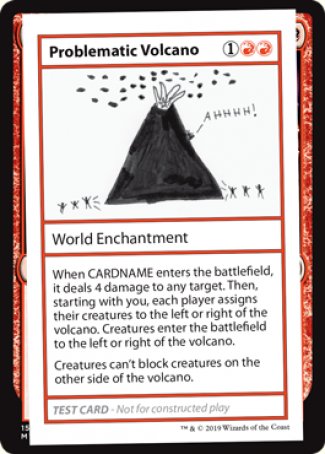 Problematic Volcano (2021 Edition) [Mystery Booster Playtest Cards] | Nerdhalla Games