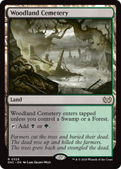 Woodland Cemetery [Duskmourn: House of Horror Commander] | Nerdhalla Games