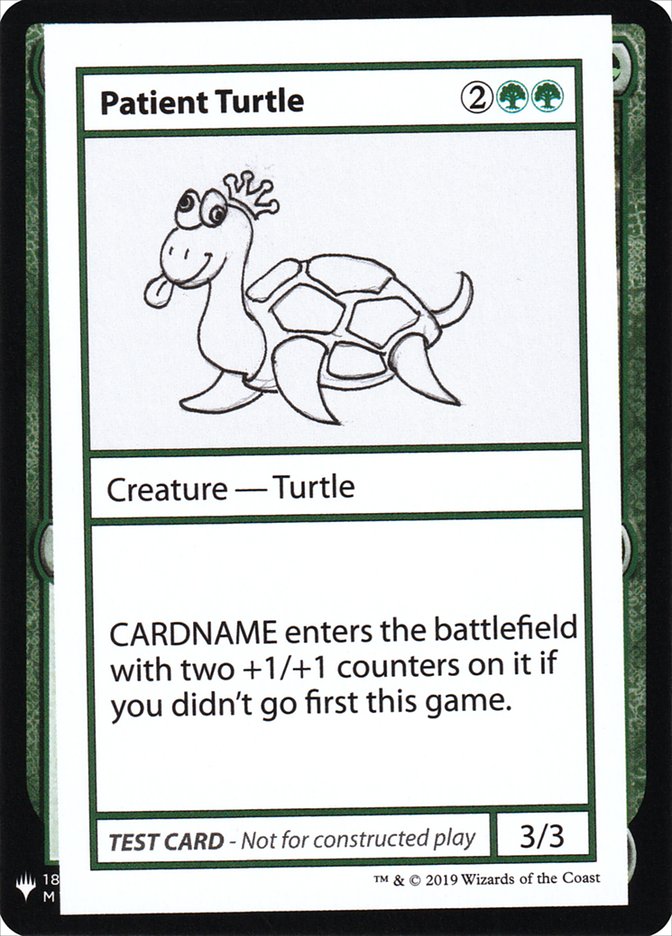 Patient Turtle [Mystery Booster Playtest Cards] | Nerdhalla Games