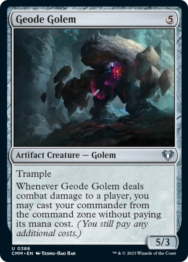 Geode Golem [Commander Masters] | Nerdhalla Games