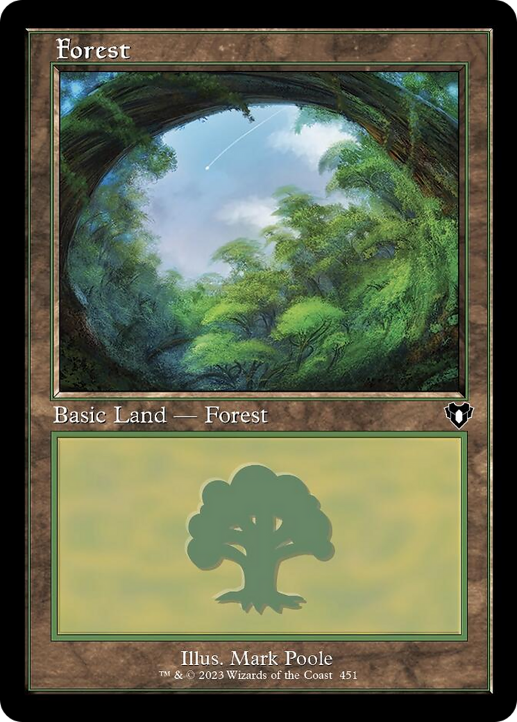 Forest (451) (Retro) [Commander Masters] | Nerdhalla Games