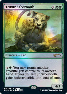 Temur Sabertooth [Year of the Tiger 2022] | Nerdhalla Games