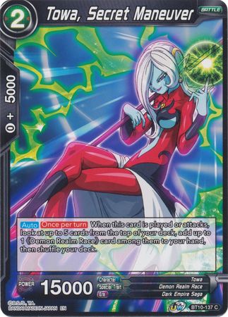 Towa, Secret Maneuver (BT10-137) [Rise of the Unison Warrior 2nd Edition] | Nerdhalla Games