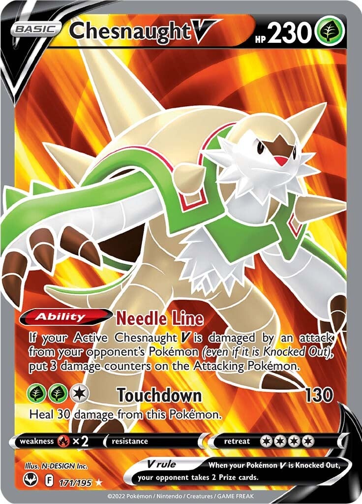 Chesnaught V (171/195) [Sword & Shield: Silver Tempest] | Nerdhalla Games