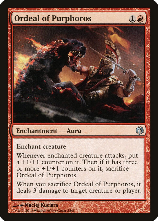 Ordeal of Purphoros [Duel Decks: Heroes vs. Monsters] | Nerdhalla Games