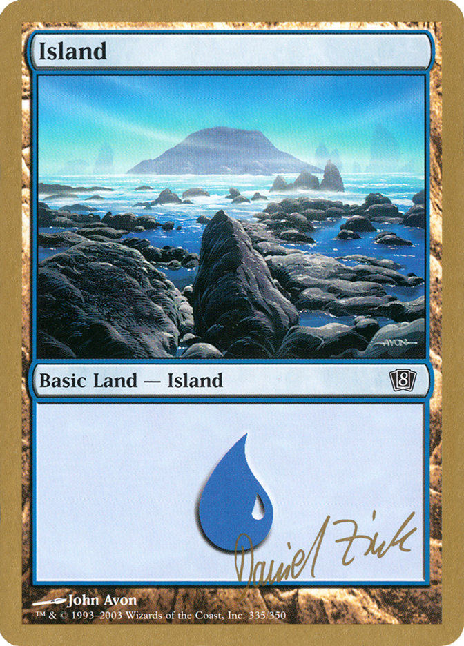 Island (dz335) (Daniel Zink) [World Championship Decks 2003] | Nerdhalla Games