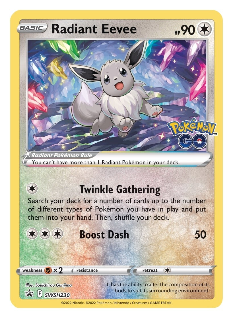 Radiant Eevee (SWSH230) [Sword & Shield: Black Star Promos] | Nerdhalla Games