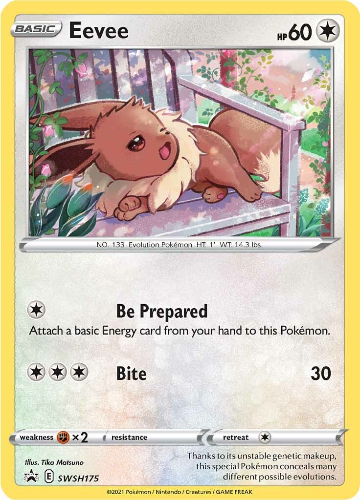 Eevee (SWSH175) [Sword & Shield: Black Star Promos] | Nerdhalla Games