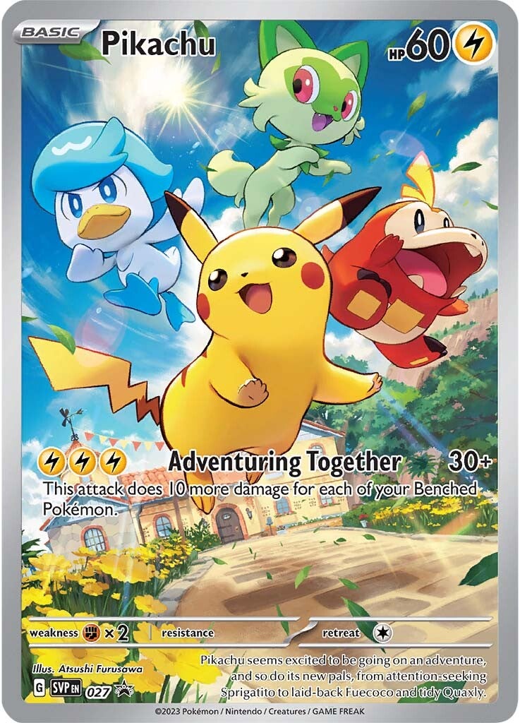 Pikachu (027) [Scarlet & Violet: Black Star Promos] | Nerdhalla Games