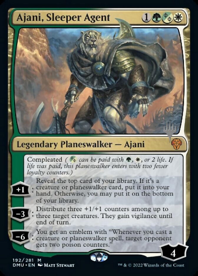 Ajani, Sleeper Agent (Promo Pack) [Dominaria United Promos] | Nerdhalla Games