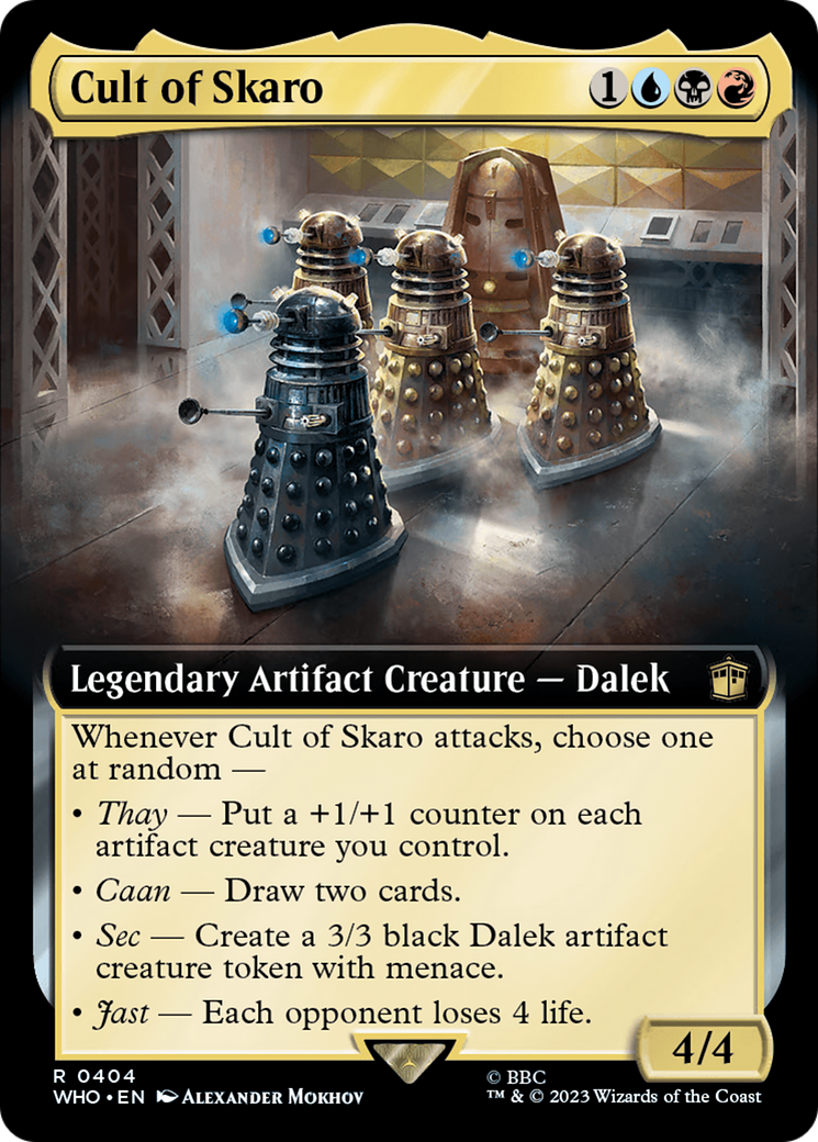 Cult of Skaro (Extended Art) [Doctor Who] | Nerdhalla Games