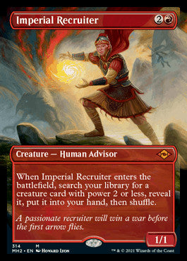 Imperial Recruiter (Borderless Alternate Art) [Modern Horizons 2] | Nerdhalla Games