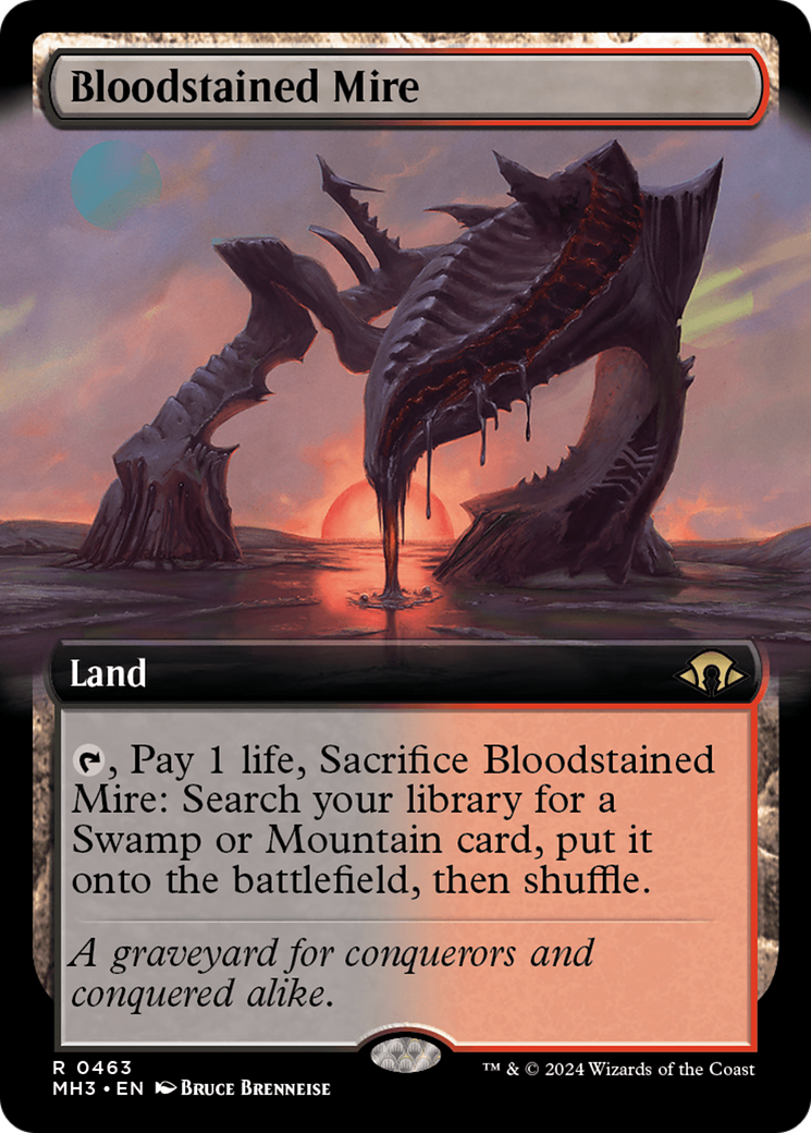 Bloodstained Mire (Extended Art) [Modern Horizons 3] | Nerdhalla Games