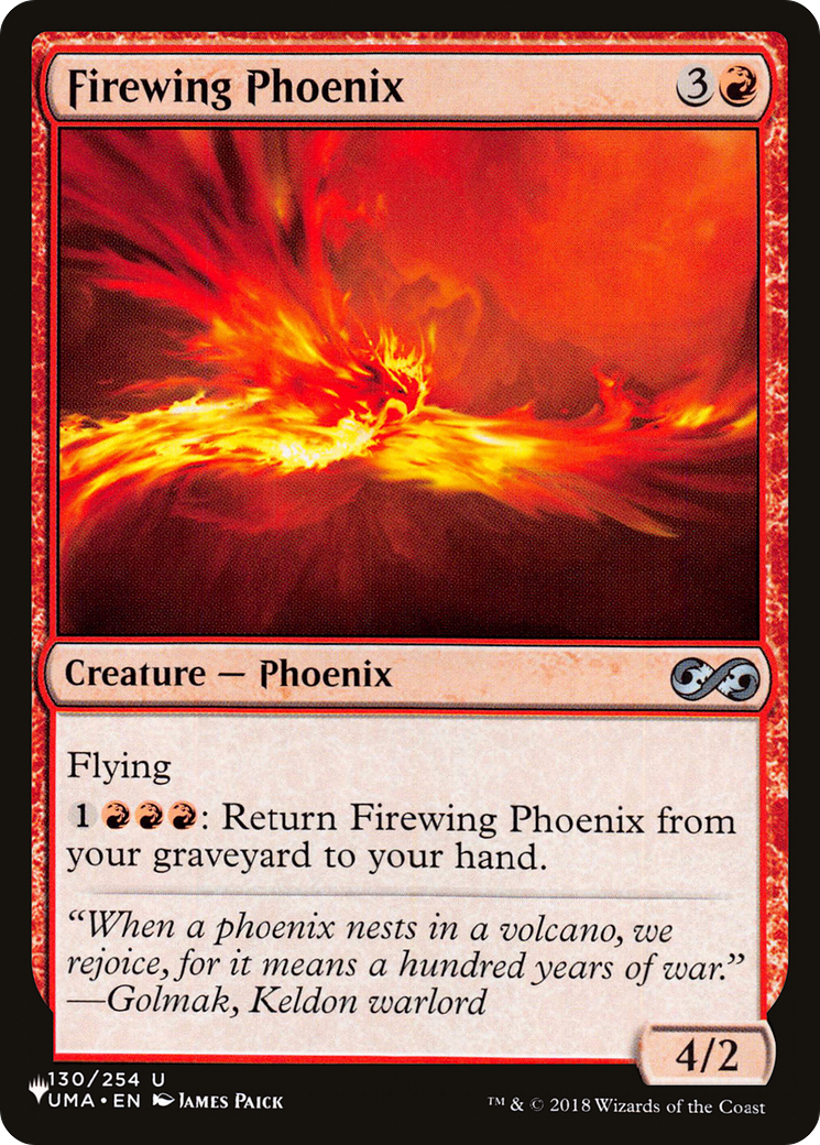 Firewing Phoenix [The List] | Nerdhalla Games