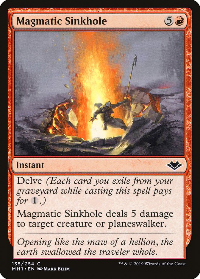 Magmatic Sinkhole [Modern Horizons] | Nerdhalla Games