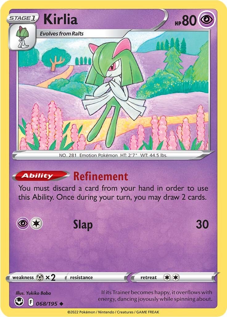 Kirlia (068/195) [Sword & Shield: Silver Tempest] | Nerdhalla Games