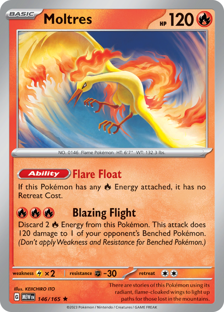 Moltres (146/165) [Scarlet & Violet: 151] | Nerdhalla Games