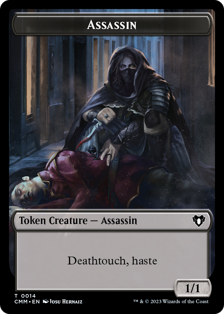 Assassin Token [Commander Masters Tokens] | Nerdhalla Games