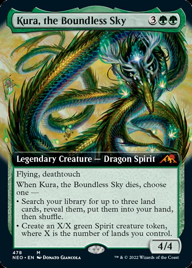 Kura, the Boundless Sky (Extended Art) [Kamigawa: Neon Dynasty] | Nerdhalla Games