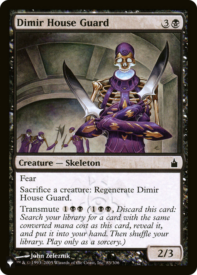 Dimir House Guard [The List Reprints] | Nerdhalla Games