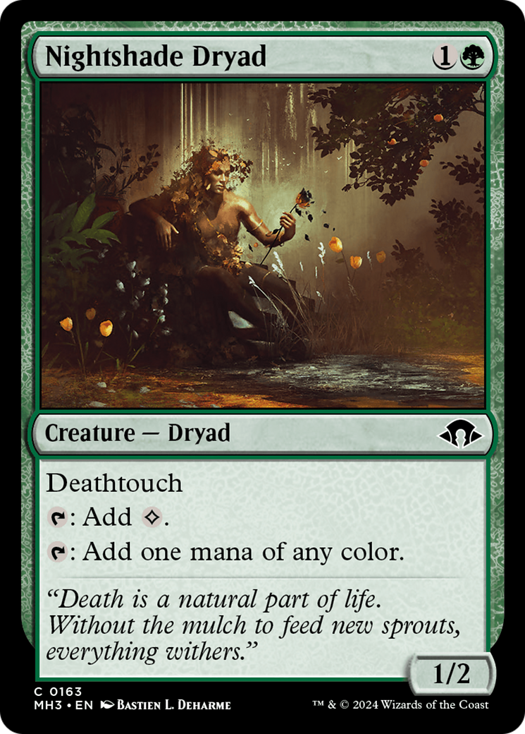 Nightshade Dryad [Modern Horizons 3] | Nerdhalla Games