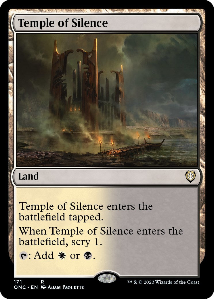 Temple of Silence [Phyrexia: All Will Be One Commander] | Nerdhalla Games