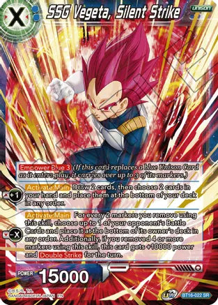 SSG Vegeta, Silent Strike (BT16-022) [Realm of the Gods] | Nerdhalla Games